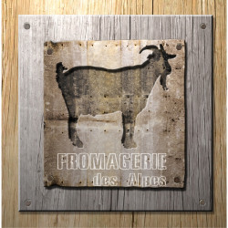 Interrupteur décoré fromagerie des alpes - Interrupteur simple