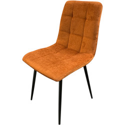 Chaise pied métal manta - Cognac