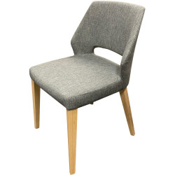 Chaise lena - Hip hop grey | Pieds chene e11