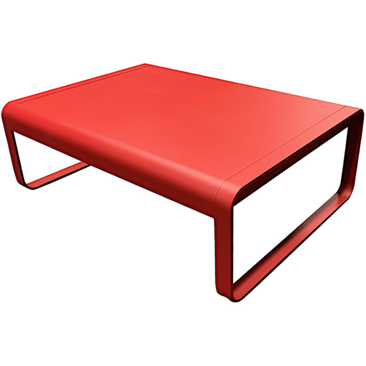 Table basse d'exterieur aluminium