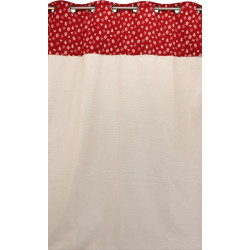 Double rideau luchon - Taupe rouge
