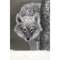 Toile sur chassis loup - 40x60