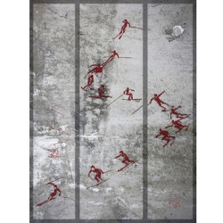 Toile sur chassis slalom géant - 60x45
