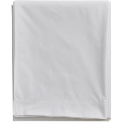 Drap plat Percale - White | 180x290