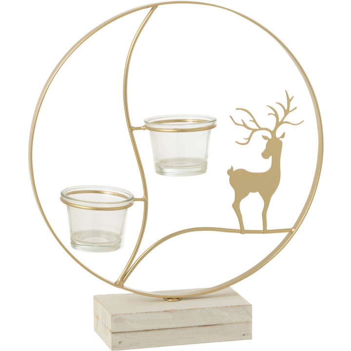 Photophore renne cercle