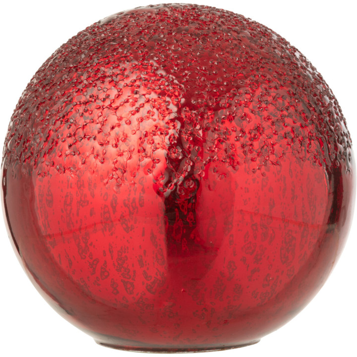 Boule led verre craquelé