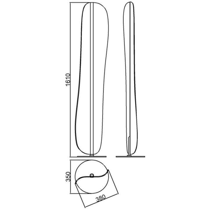 Lampadaire bianca