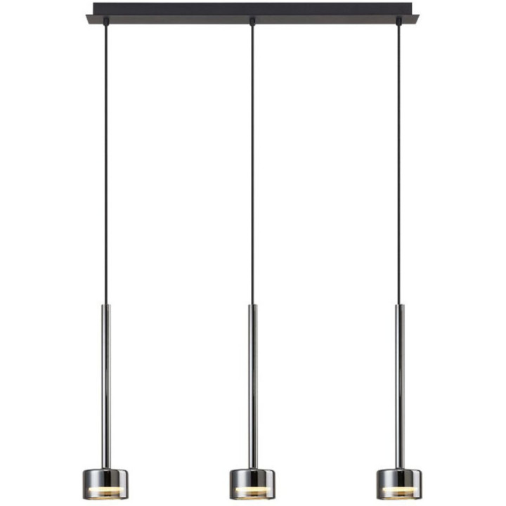 Rampe 3 lumières verre