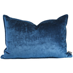 Coussin velluto - Bleu | 35x50 | Petit rectangle