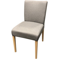 Chaise shanna déhoussable - Orlando grey | 46x86x63 | Pieds hêtre p17