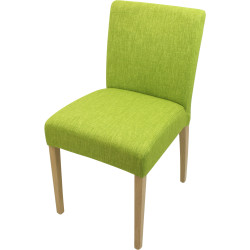 Chaise shanna déhoussable - Hip hop lime | 46x86x60 | Pieds chêne e11