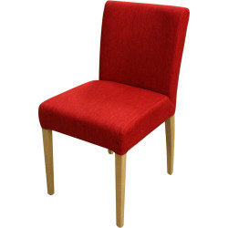 Chaise shanna déhoussable - Hip hop red | 46x86x60 | Pieds chêne e11
