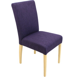 Chaise shanna déhoussable - Hip hop violet | 46x96x60 | Pieds chêne e11