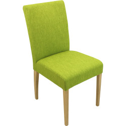 Chaise shanna déhoussable - Hip hop lime | 46x92x60 | Pieds chêne e11