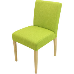 Chaise shanna déhoussable - Hip hop lime | 46x86x60 | Pieds chêne e17