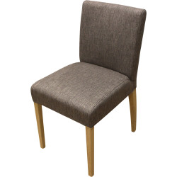 Chaise shanna déhoussable - Hip hop cacao | 46x86x60 | Pieds chêne e17