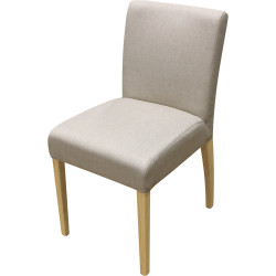 Chaise shanna déhoussable - Hip hop beige | 46x86x60 | Pieds chêne e17