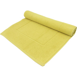Tapis de bain Eponge uni - Jaune sesame | 50x80