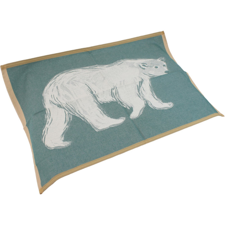 Torchon jacquard ours Spitzberg