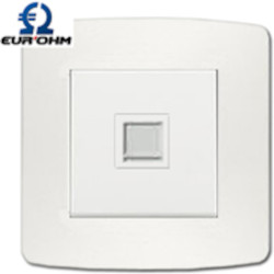 Interrupteur décoré crocus - Prise murale rj45 réseau
