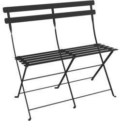 Banquette 2pl métal pliante - Carbone 47