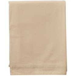 Drap plat Percale lavée - Beige épeautre | 180x290