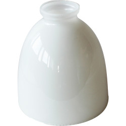 Abat jour verre soufflé clochette - White | 15x17