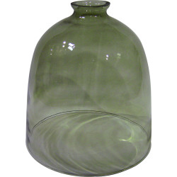 Abat jour verre soufflé clochette - Gray | 21x25