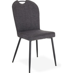 Chaise pieds métal salomé - Grey