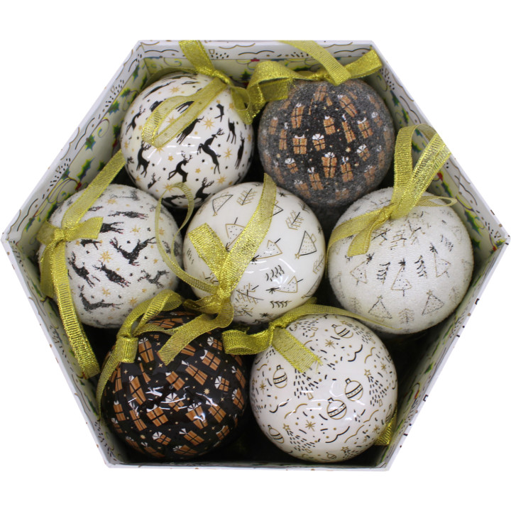 Coffret boules de noêl