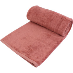 Drap de douche Soft - Rose veloute