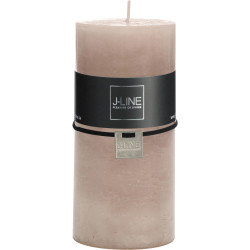 Bougie cylindrique 7x15cm - Sable
