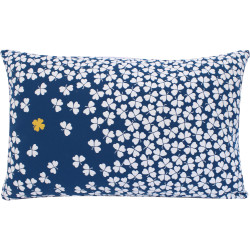 Coussin trèfle 68x44 - Bleu canard