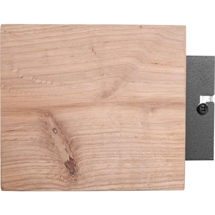 Applique cube block wood