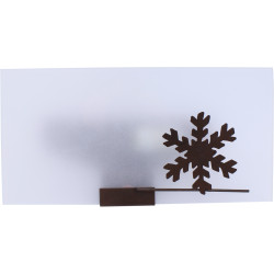 Applique upside rouille - Flocon