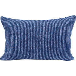 Coussin outdoor - Bleu foncé/turquoise