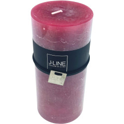 Bougie cylindrique 7x15cm - Fuchsia