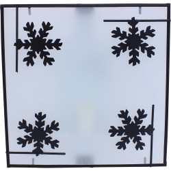 Plafonnier carré flocon new - Black
